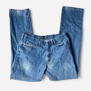 Lee Men's relaxed fit denim utility outdoors classic Blue Jeans - size 36